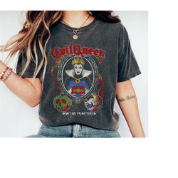 snow white evil queen don't be frightened portrait shirt, disney villain shirt, family matching tee gift ideas for men w
