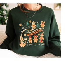 it's the most wonderful time of the year shirt, gingerbread cookie t-shirt, mickey's very merry christmas, disney xmas t