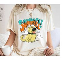 dug squirrel shirt, up movie t-shirt, dug dog tee, disney family vacation, disneyland trip