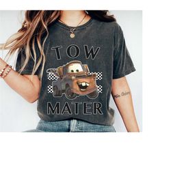 tow mater race happy shirt, cars movie t-shirt, racer tee, lightning mcqueen, magic kingdom, disney family vacation, dis