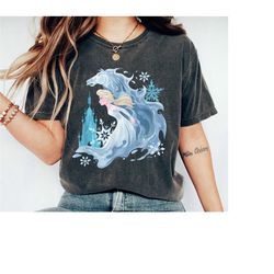 elsa and water horse shirt, frozen t-shirt, disney princess tee, family vacation, disneyland trip