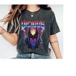 maleficent vicious rock portrait shirt, sleep beauty t-shirt, disney villains tee, family vacation, disneyland trip
