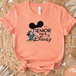 senior trip to disney t-shirt, disney graduation shirt, mickey and minnie graduation shirt, disney class of 2023 shirt,