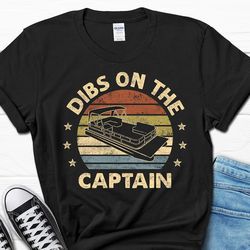 Funny Boating T-Shirt For Him, Pontoon Lover Tee For Women, Sailing Gifts Men's, Papa Boat Owner Gift From Wife, Father'