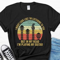 grandpa guitar lover gifts, dad guitar owner t-shirt, husband guitarist men's tee, funny guitar shirt for men, father's