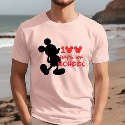 Mickey Disney 100 Days Shirt, Disney Shirt, Mickey Shirt, Disney School Tee, Mickey And Friends, Minnie Tee,100 Days Of