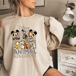 Retro Disney Animal Kingdom Mickey and Friends Sweatshirt, Disney Mickey Safari Sweater, Vintage Safari Mode Sweater, Di