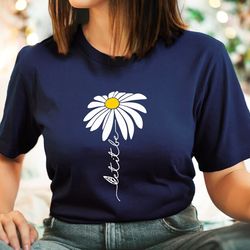 let it be shirt, daisy shirt women, hippie shirts,daisy gifts for girls, daisy gifts for women,mom birthday gift, wildfl