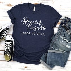 mexican wedding anniversary shirt,50 aniversario,just married 50 years ago,spanish 50th anniversary,latin 50 aniversario