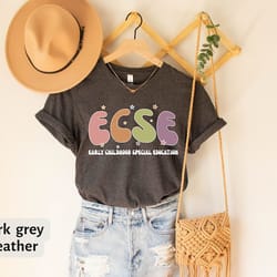 ecse teacher t-shirt, ecse tee, special education teacher t-shirt, sped teacher shirt, slp aac shirt, early childhood, s