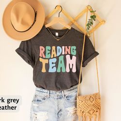 reading teamt-shirt, reading teacher shirt, reading squad tee, reading specialist gift, reading interventionist t-shirt
