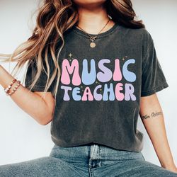 music teacher t-shirt, music teacher gift, teacher appreciation gift, cute teacher gift, gift for teacher, vintage teach