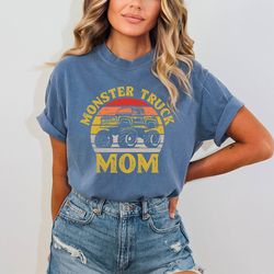 monster truck mom shirt, monster truck tee, gift for mom, truck lover gift, racing shirt, mother's day gift, mother's da