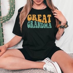great grandma shirt, grandma gift tshirt, mother's day grandma gift tee, new grandma gift tshirt, retro grandma tee