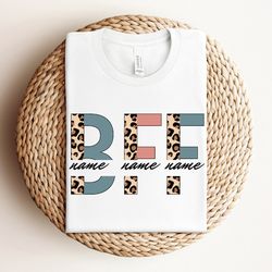 best friend shirt with name, bestie shirt, best friend gift, best friend birthday gift, matching sister shirts, matching