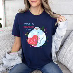 world health day shirt, hospital shirt, nurse shirt gift, health day awareness shirt, doctor v-neck shirt, medical shirt