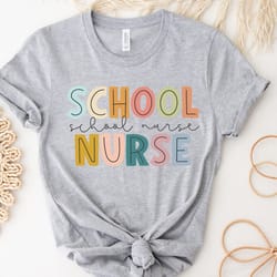 school nurse t-shirt, school nurse shirt, school nurse gift, nurse appreciation gift, gift for nurse, cute nurse shirt,
