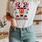 Buffalo Plaid Reindeer Christmas Shirt, Merry Christmas Buffalo Plaid, Reindeer tee, Peeping Reindeer Shirt, Christmas Family Matching shirt.jpg