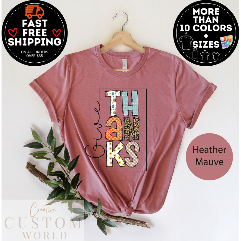 Given ThanksShirt, Thanksgiving Shirt, Thanksgiving Family Shirt, Funny Thanksgiving Shirt, Vintage Fall shirt, Womens Fall Shirt, Cute Fall.jpg