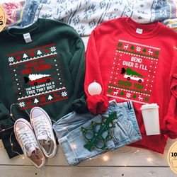 hey griswold bend over sweatshirt, christmas ugly sweatshirt, christmas vacation sweater, funny holiday sweater, christm