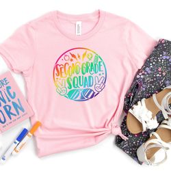 2nd grade squad shirt, second grade kids shirt, back to school shirt, second grade shirt, second grade teacher shirt, 2n