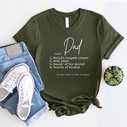 dad definition shirt, best jokes shirt, best dad ever shirt, new dad shirt, best father shirt, fathers day shirt, gift f