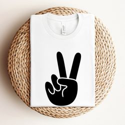 2nd birthday toddler shirt, second birthday shirt, birthday boy shirt, birthday girl shirt, peace birthday shirt, finger