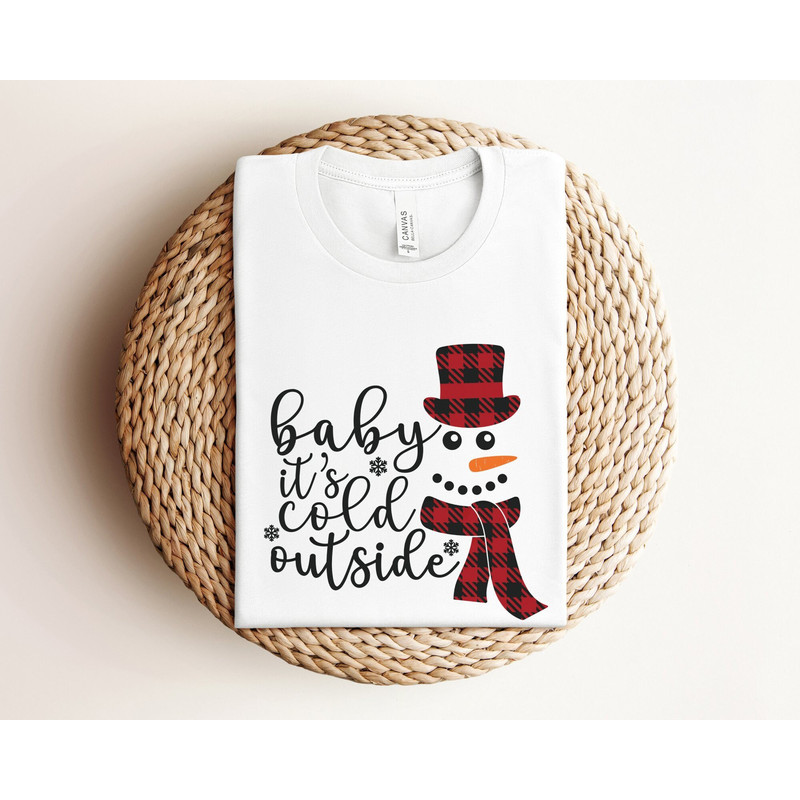 Baby It's Cold Outside, Snowflake Winter Shirts, Christmas Winter Shirts, Christmas Family Shirt, Cute Christmas Shirt, Christmas Gifts.jpg