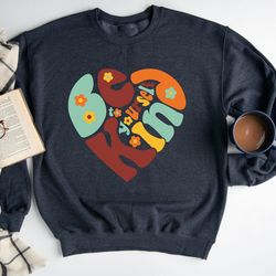 be kind to yourself sweatshirt, motivational sweatshirt, oversized trendy hoodie, positive quotes sweatshirt, mental hea