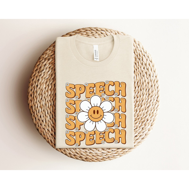 Daisy Speech Shirt, Speech Language Pathologist Shirt, Speech Therapy Shirt, Speech Pathology Shirt, SLPA Shirt, Speech Pathologist  Gift.jpg