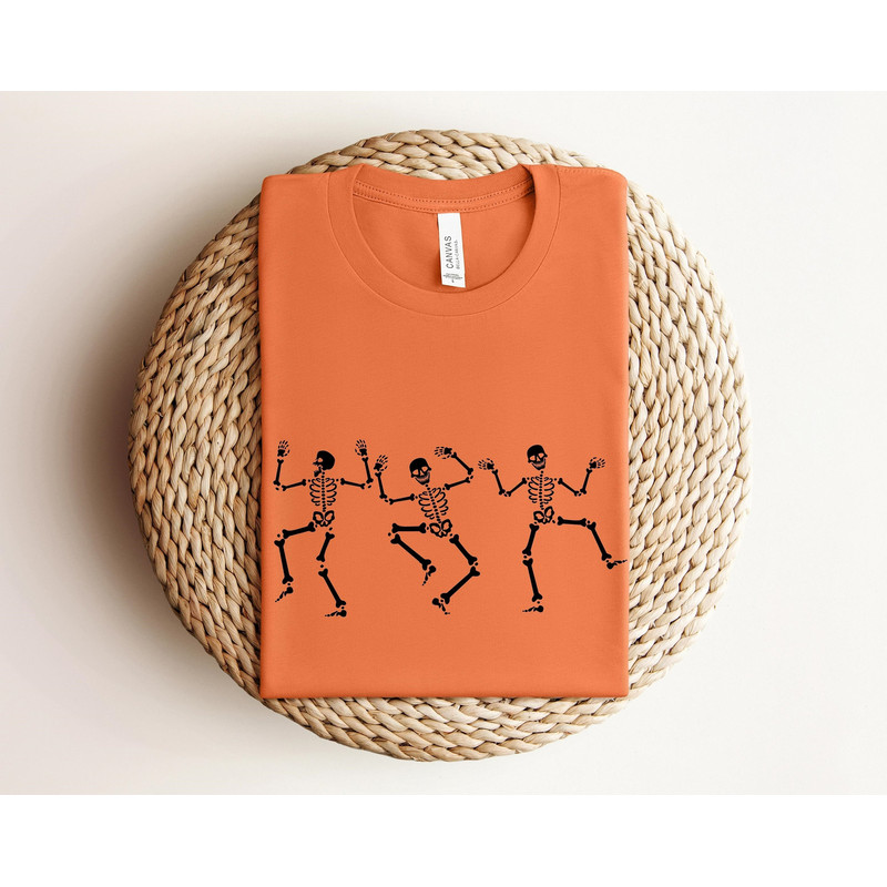 Dancing Skeleton Shirt, Halloween Party Dancing Skeleton Shirt, Spooky Season Shirt, Halloween Party Shirt, Happy Halloween Shirt, Fall Gift.jpg