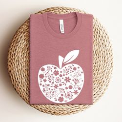 teacher shirt, teacher appreciation gift, teacher apple motivational shirt, kindergarten teacher shirt, preschool shirt,