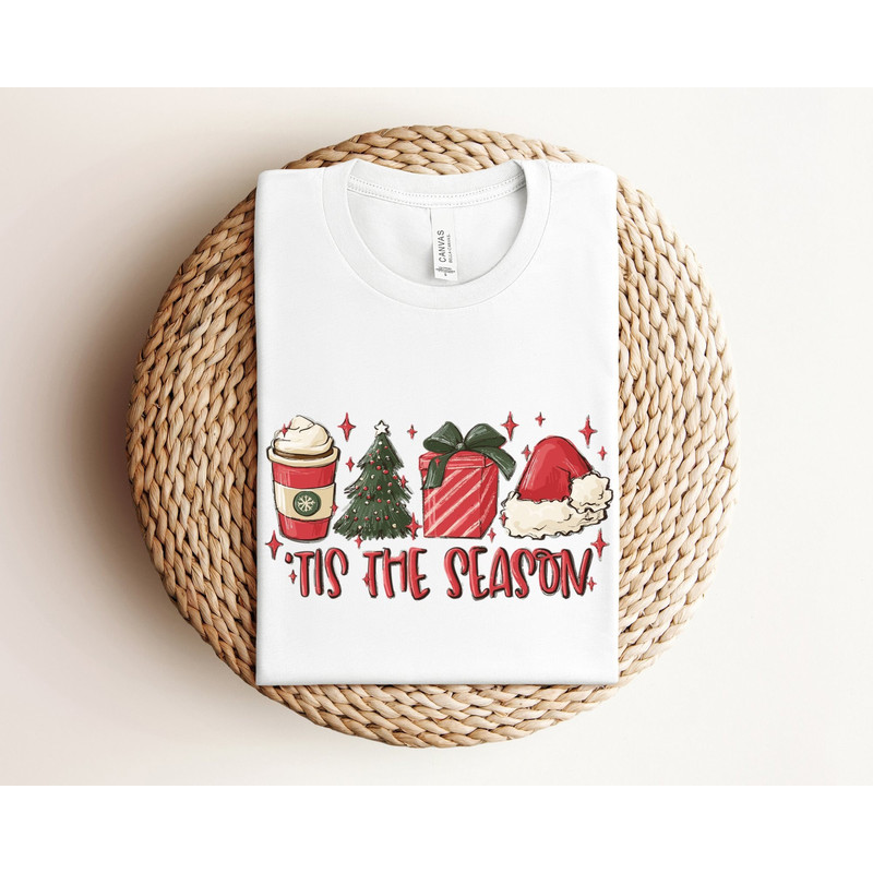 Tis The Season Shirt, Christmas Tis The Season Shirt, Merry Christmas Shirt, Christmas Family Shirts, Cute Winter Sweatshirt, Xmas Party Tee.jpg