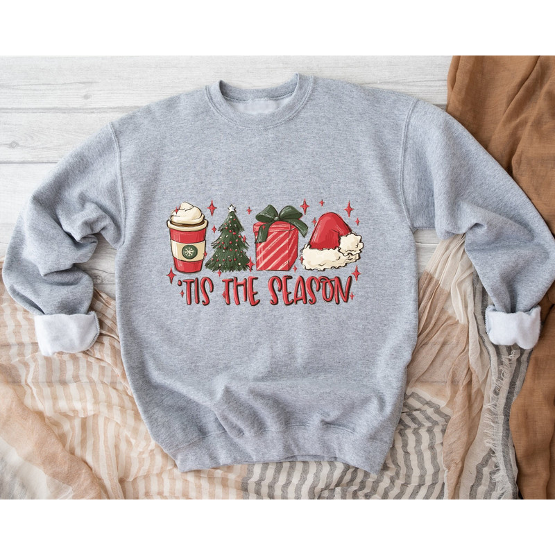 Tis The Season Sweatshirt, Cute Christmas Sweatshirt, Christmas Hoodie, Christmas Family Sweatshirt, Funny Christmas Sweatshirt, Xmas Hoodie.jpg