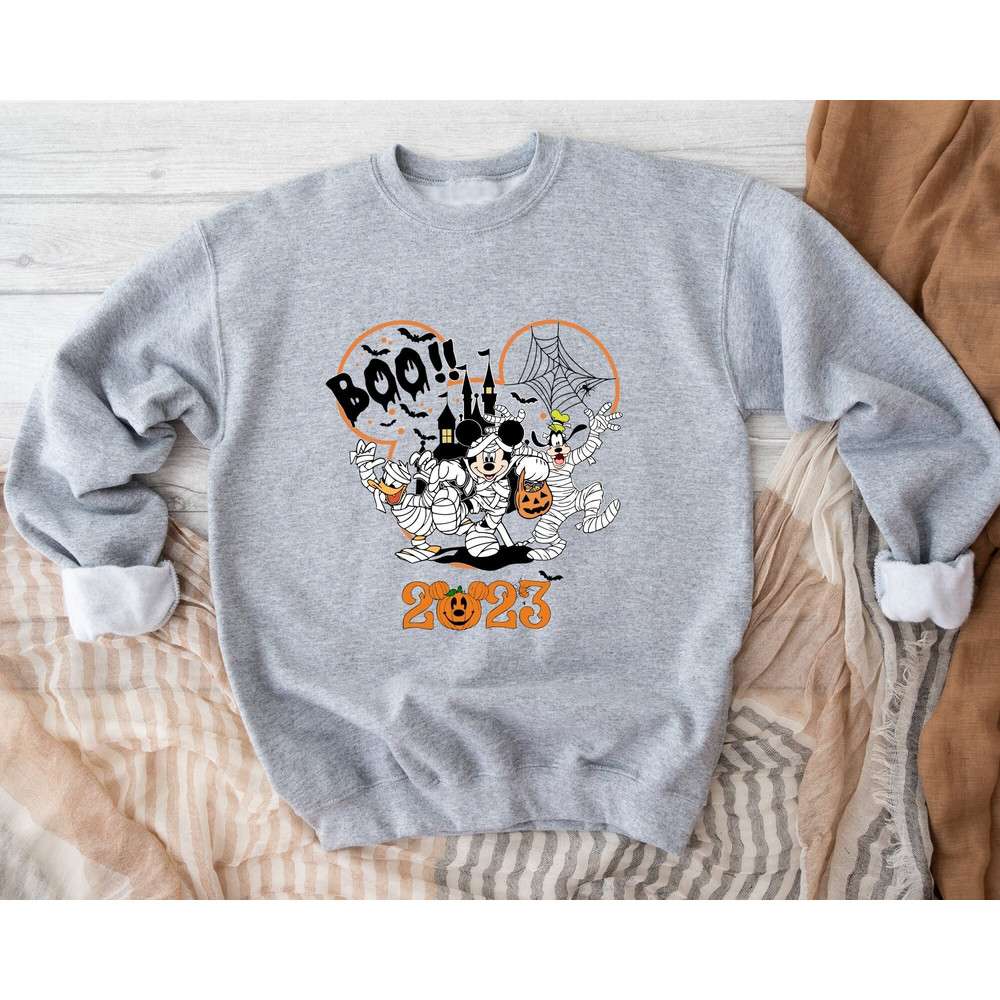 Vintage Disney Halloween Sweatshirt, Mickey And Friends Halloween Sweatshirt, Mickey's Not-So-Scary Halloween Party, Disney Family Matching.jpg