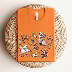 vintage halloween doodles shirt, halloween things shirt, cute halloween shirt, witchy halloween sweat, magic shirt, happ