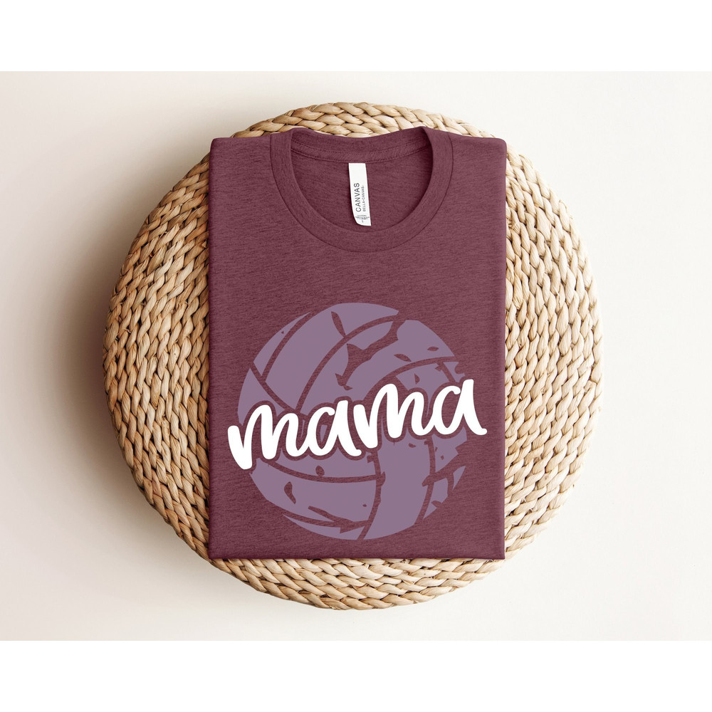 Volleyball Mama Shirt, Volleyball Mom Shirt, Gift for Volleyball Mama, Volleyball Mom Gift, Volleyball Sports Mama Shirt, Game Day Mom Shirt.jpg