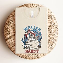 wallen hardy 24 shirt, western graphic shirt, wallen western shirt, hardy western music shirt, country concert shirt, co