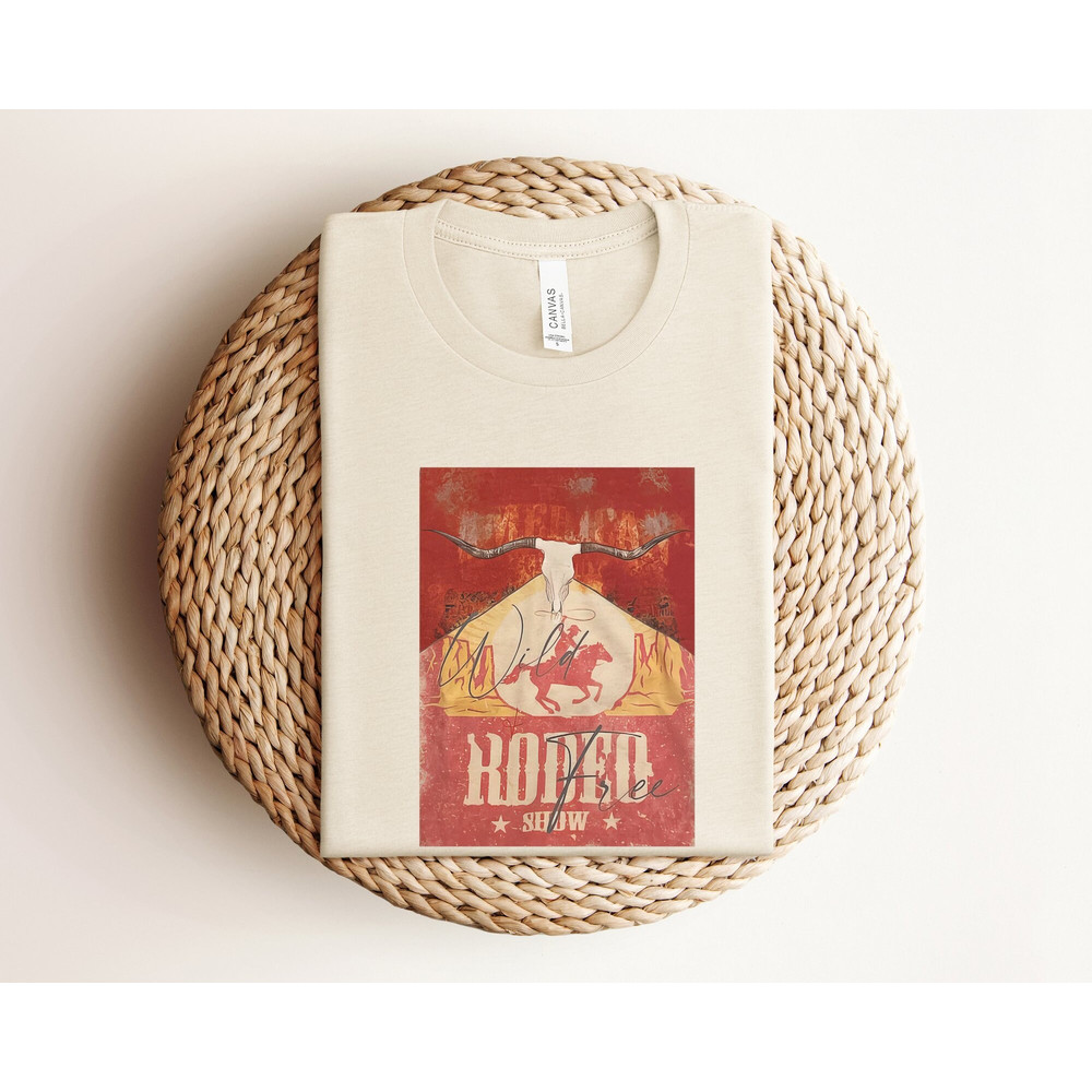 Western American Rodeo Shirt, Rodeo Show Graphic Shirt, Vintage Inspired Shirt, Western Graphic Shirts, Retro Rodeo Shirt, Cowboy Shirt.jpg