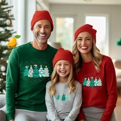 christmas tree sweatshirt, christmas tree sweatshirt, holiday sweaters for women, winter sweatshirt, christmas crewneck