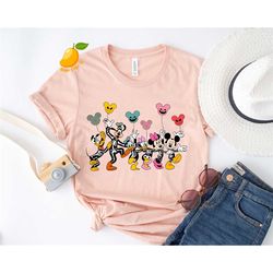 disney halloween skeleton shirt, mickey skeleton shirt, mickey and friends skeleton shirt, disney balloon tee, funny dis