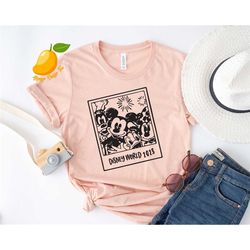 disneyworld 2023 mickey polaroid shirt, mickey and friends shirt, disneyland shirt, disneyworld christmas  shirt, disney