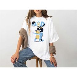 bluey bandit dad shirt, bluey dad shirt, bluey bingo family shirt, bluey family shirt, cool dad club shirt, dad birthday