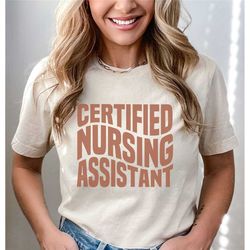 retro certified nursing assistant shirt cna gift, nurse life tee, cna graduation gift, nursing school tee, cna christmas