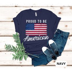 proud to be american, fourth of july shirt, land of the free, proud american shirt, patriotic shirt, usa tshirt, shirt f
