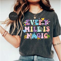mickey and friends rundisney every mile is magic shirt, rundisney marathon shirt, disneyworld marathon weekend 2024 shir