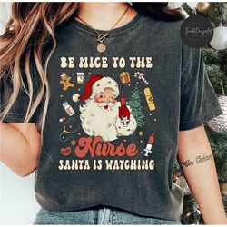 nurse christmas shirt, nurse santa shirt, funny christmas tee, xmas er nurse, christmas er crew shirts, nursing school t