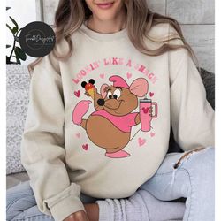 valentines cinderella mouse sweatshirt, gus gus lookin like a snack, mouse head snack love shirt, cinderella princess va