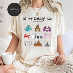 in my disney era shirt, mickey and co est 1928, magic kingdom shirt, wdw disneyland shirt, disney trip 2024 shirts, disn