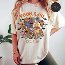 vintage disney halloween pooh & co est 1926 shirt, retro the pooh and friends halloween, pooh bear halloween party 2023,